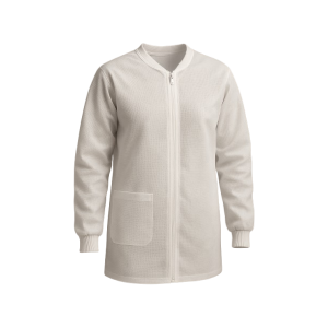 Bata de laboratorio desechable blanca Bata de laboratorio desechable blanca