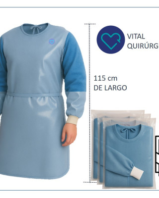 Bata Quirúrgica Antifluido Laminada