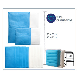 Funda almohada médica desechable pequeña 30X40 cm