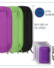 Sábana Ajustable Desechable en Colores Morado, Verde, Negro 