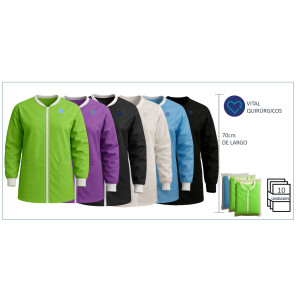 Bata Esteticista Desechable Multicolor