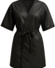 Bata Kimono desechable manga 3/4 Negra
