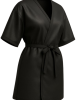 Bata Kimono desechable manga 3/4 Negra