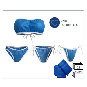 Kit Mujer Tanga y Top Desechables para Spa