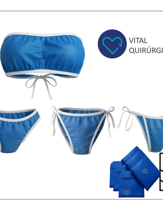 Kit Mujer Tanga y Top Desechables para Spa