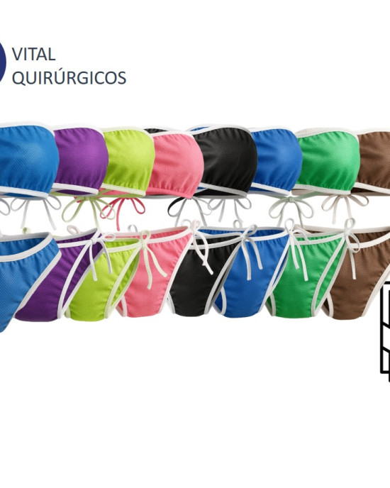 Kit Mujer Tanga y Top Desechables para Spa