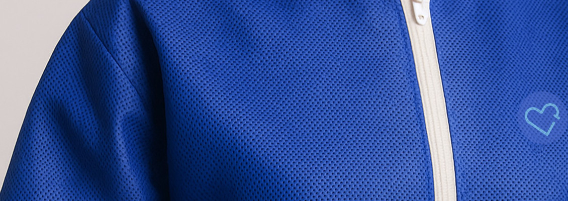 Nuevo Diseño Bata Bacteriología Desechable SS 60g Azul Rey